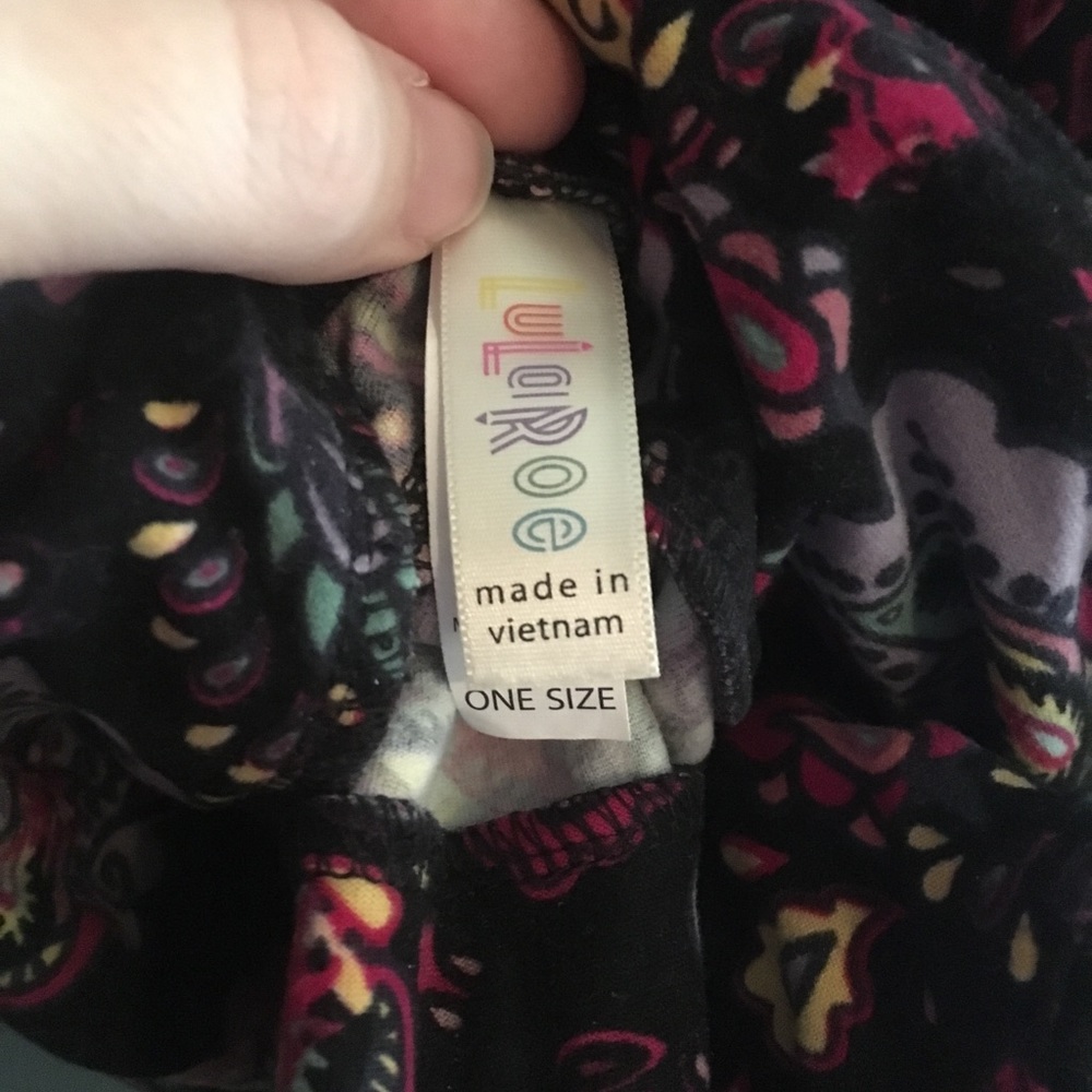 LuLaRoe one size floral leggings